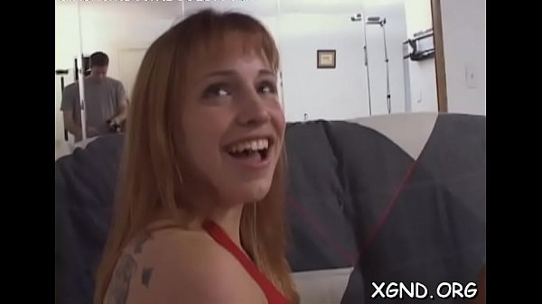 Wanton redhead young girlie Shawna with huge natural tits does it way better