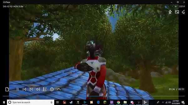 Edizione festiva della danza worgen femminile