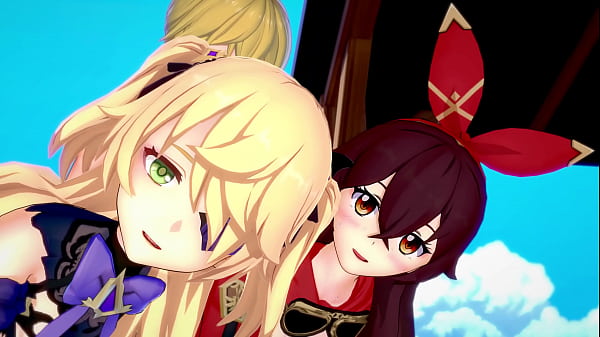 Genshin Impact - Two Archer Girls [3D Hentai, 4K, 60FPS, Uncensored]