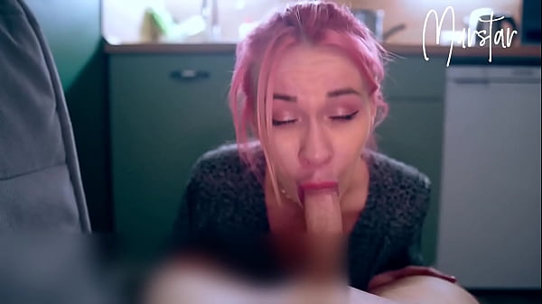 My hot stepsister didn'_t want to wash the dishes, so she got fucked in the mouth!