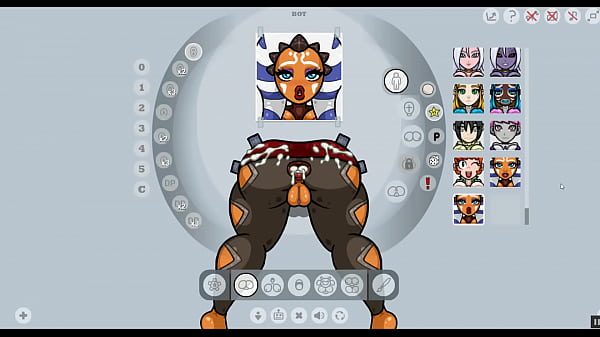 Fap Wall 0.7 [Gioco Hentai di Christmas PornPlay] Ep.1 Ahsoka Tano scopata anale da 3 cazzi mostruosi alieni in un Gloryhole