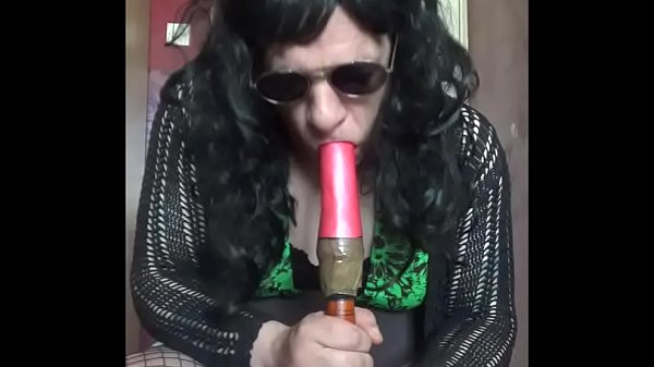 mark wright the crossdressing sissy is willing to get a taste of his asshole from around another mans cock