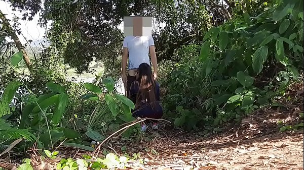 Taking it in the sky_ on the riverbank