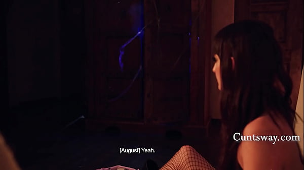 2 Girls And A Hitachi Help A Ghost Cross Over - Lana Smalls, August Skye, Penny Barber | Cuntsway