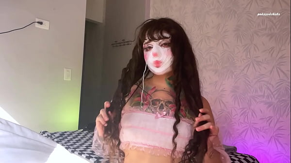 Wedgie and spreanding closeup hairy pussy