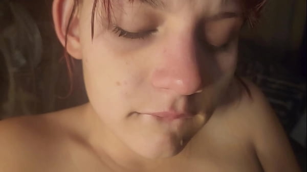 18 year old stepsis milking my cock while finger fucking her pussy