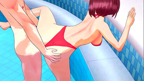 Momo Ayase gets fucked at the pool - 3d anime sex