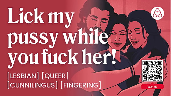 ASMR-Audio-Porno: Erster bisexueller FFM-Dreier mit Freunden, Muschi lecken und Blowjob und erotische Audio-Geschichte