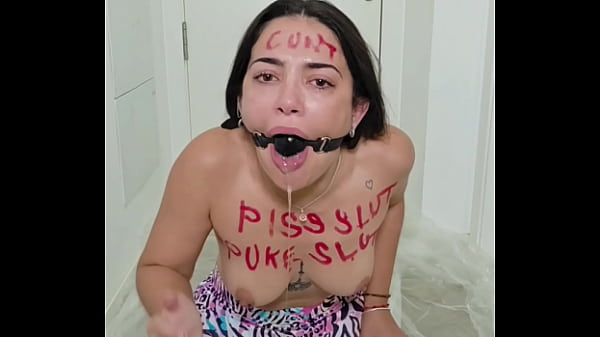 Becoming a piss and puke slut