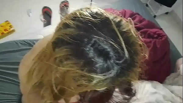 Vivi Guedez - Slut sucked them both off with skill and a lot of slobbery.