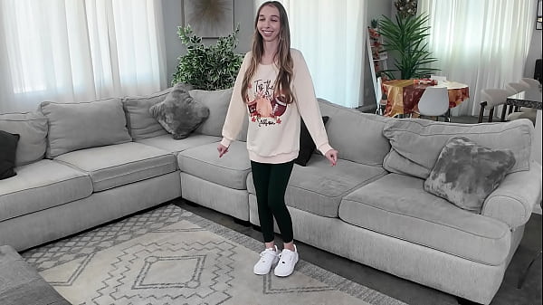 Petite Blonde Before And After Filming BTS - Breezy Bri