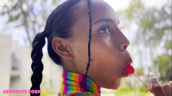 Beautiful Teen enjoys herself latina