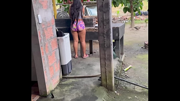 Naughty peasant asks for help in exchange for swallowing milk