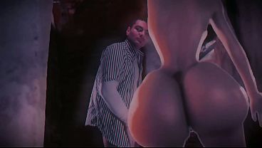 Sexy Gentleman Number One - Masturbación con Muñeca Sex Bot que hace Striptease - Con Guantes de Látex - Animación Realista 3D