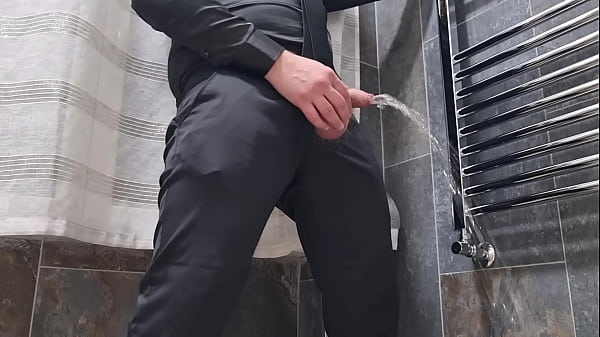 HORNY AND TREMENDOUSLY VERY SEXY | ELEGANT DRESS JERKS AND CUMS - HUGE COCK AND SCREAMING PISS