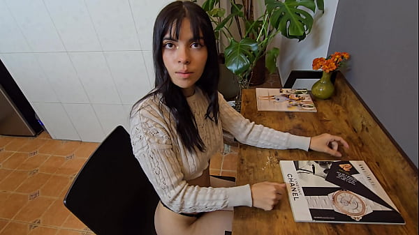 Beautiful Teen performs big_ass