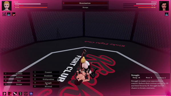 2 rounds of Kinky Fight Club 2 - [Mr Z Games]