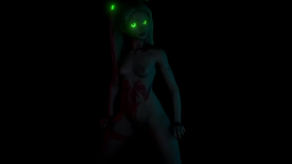 Rebecca, juicy young minx dances obscenely in the darkness