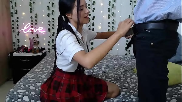 Student fucks with her teacher!