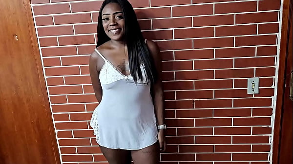 First time in porn for hot 22-year-old mulatta Joy Alves