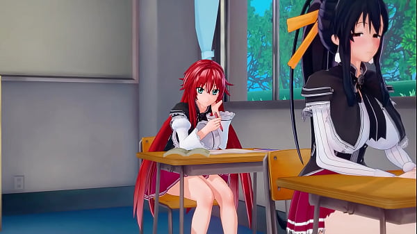 Azione lesbica di Koneko e Zenovia | HS DXD NTR Follia 2 | Guarda il film completo di 1 ora su Sheer &amp_ PTRN: Fantasyking3