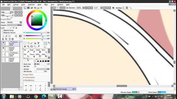 Drawing Ecchi Shirai Kuroko (Toaru Majutsu no Index) - Repost