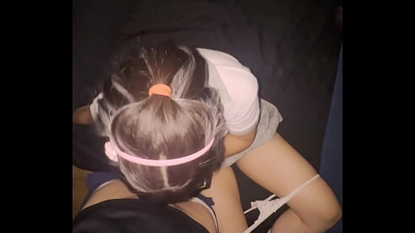 Schoolgirl! She's shy but after class she eats my entire cock!! The most studious person in the room! home video