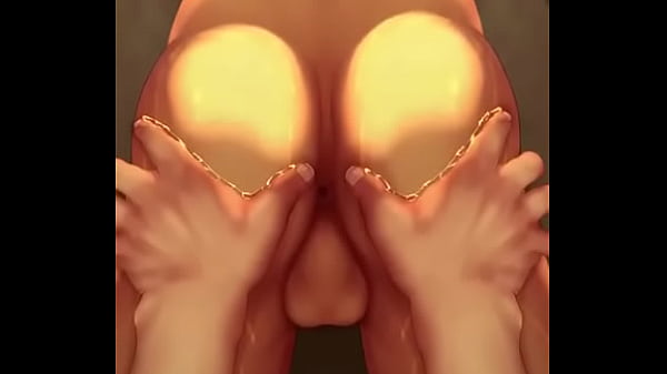 Hot massage for gifted young man