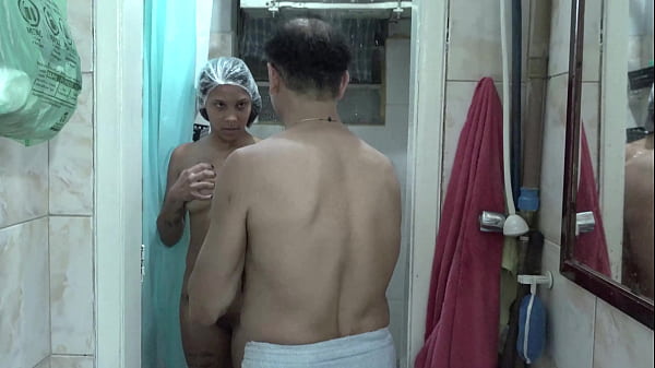 My husband fucked his stepdaughter in the shower, and thought I wasn't home - AmoPornBR