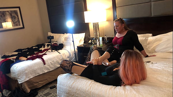 Guy Feminized then Made to Give Foot Job