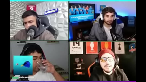 4 handsome latin streamers gangbang