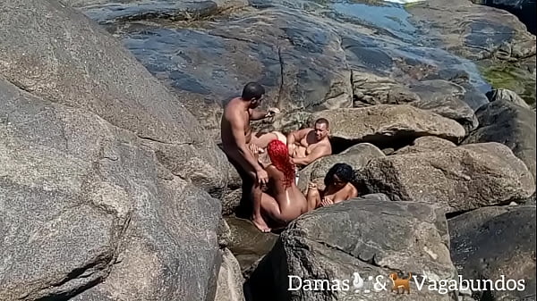 Naturists caught on the beach in an outdoor orgy - Myllena Rios - Leo Ogro - Thai Kalifa - Rafael capoeira: