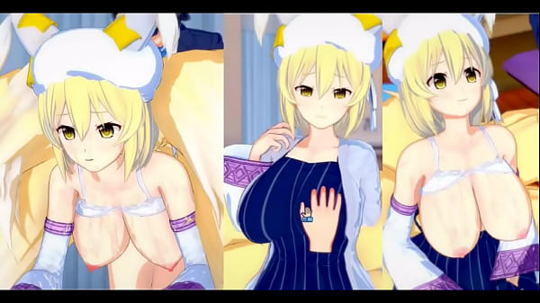 [Eroge Koikatsu!] Touhou Ai Yakumo rubs her breasts H! 3DCG big breasts anime video (Touhou Project) [Hentai game Touhou Ran Yakumo]