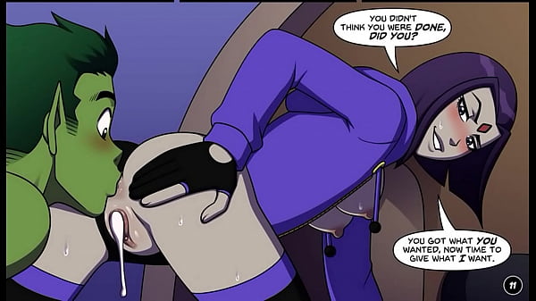 titans raven and beast boy in fuck meditation