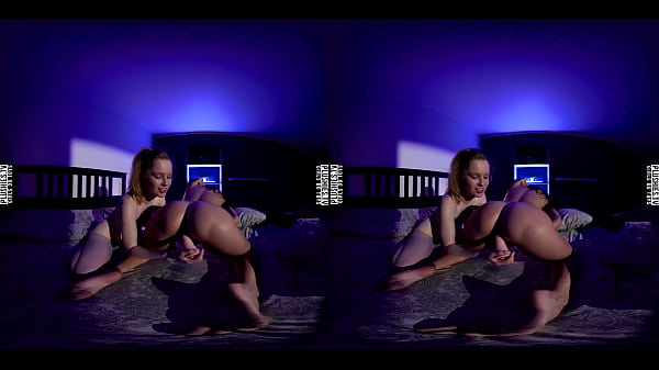 3D VR 8K: Monica e Kendra si oliano a vicenda prima del sesso hardcore