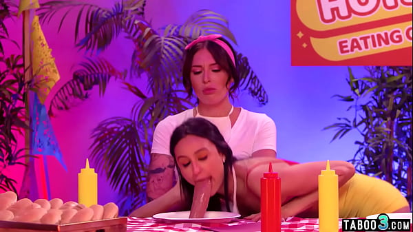 Stunning Teen Girl has fun in exotic