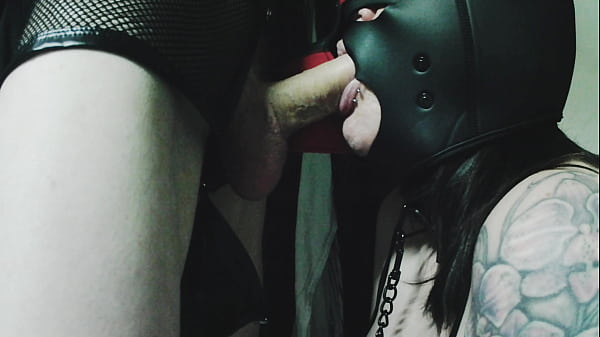 Coming soon-Trailer...My little Bitch needs to be whipped and disciplined for playing with her slut tits without my permission. Watch her sucking and gagging on my big hard dick.