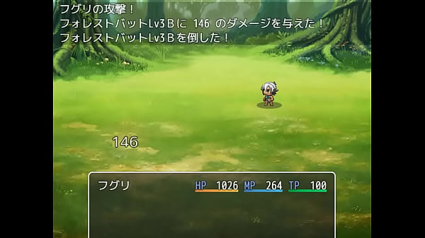 (18) H RPG Games An RPG where a futanari dark elf is defeated and squeezed #1