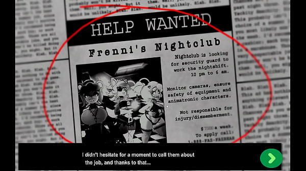 Fap Nights At Frennie'_s [Hentai Game PornPlay] L'impiegato Ep.1 che scopa gli spogliarellisti animatronici viene inchiodato e licenziato