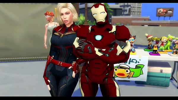 Hentai Parody Epi 13 Captain Marvel Fucked By Iro Man Marvel Porn Beautiful blonde who became addicted to big cock with super powers of perversion