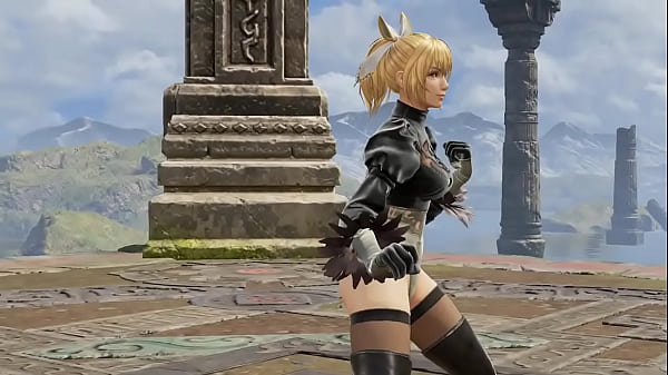Cassandra appreciation poses 2B costume - Soul Calibur 6