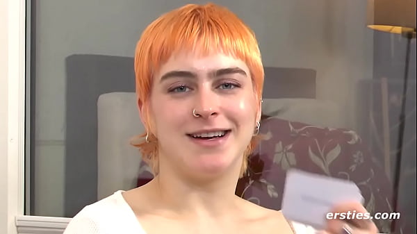 Ersties: Horny German trainee masturbates tasty in front of the camera