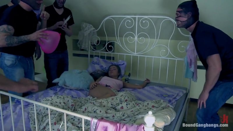 Russian at 18 tied up and fucked in 4 #kingshock47 happy 18th birthday roxy bell