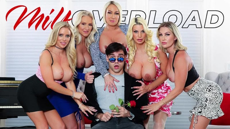Alexis malone, brittany andrews, mellanie monroe, danielle renae, andi avalon đảo ngược gangbang