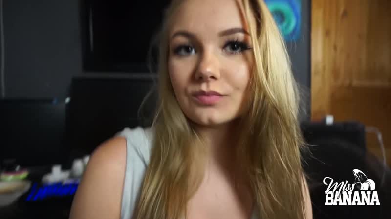 Missbanana missbanana fucked by huge cock [amateur, teen, pov, pussy fuck, cowgirl, blowjob, facial]